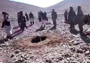 Girl being stoned to death in Afghanistan (CNN)